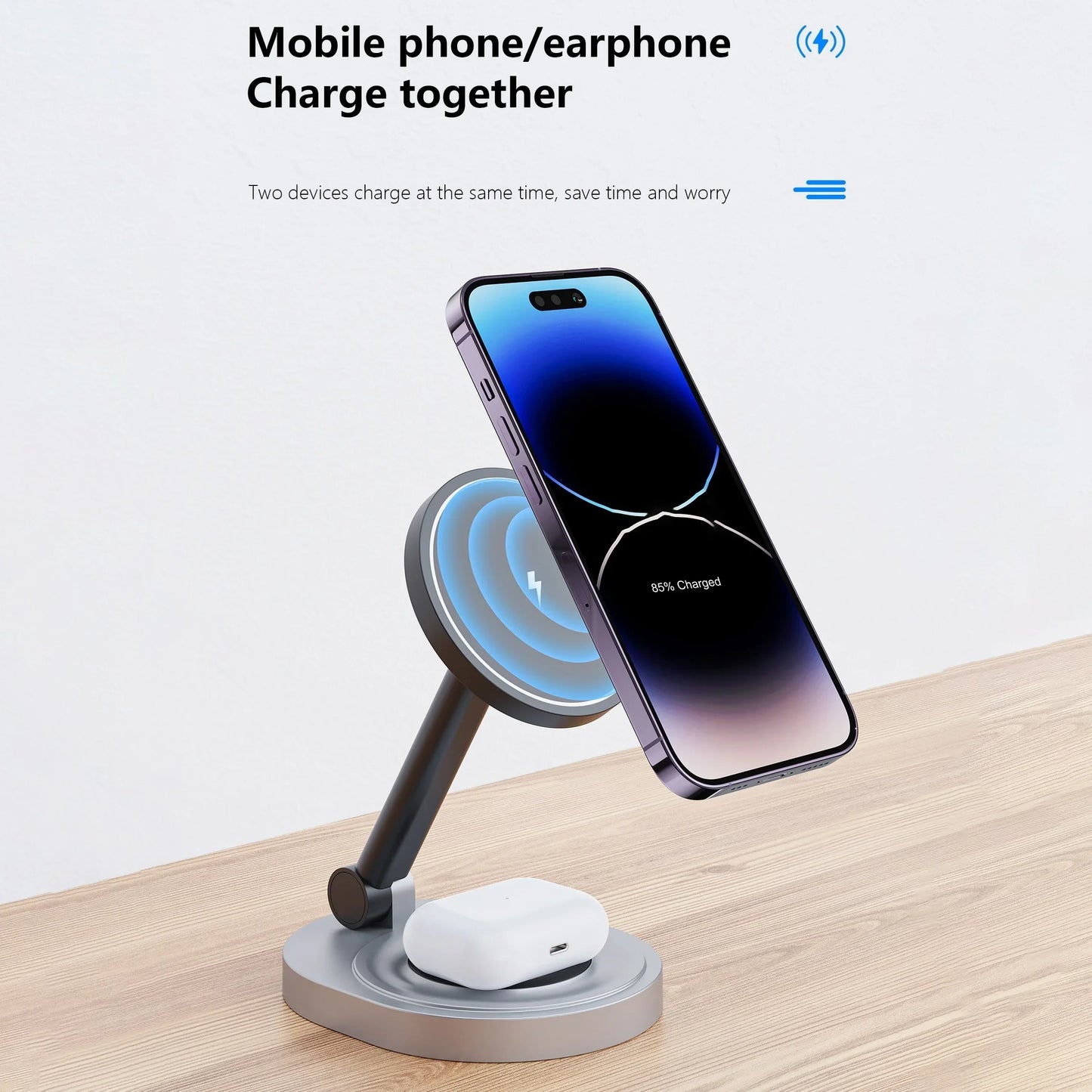 Station de charge Magnétique 3-en-1  IPhone / Apple Watch / Airpods